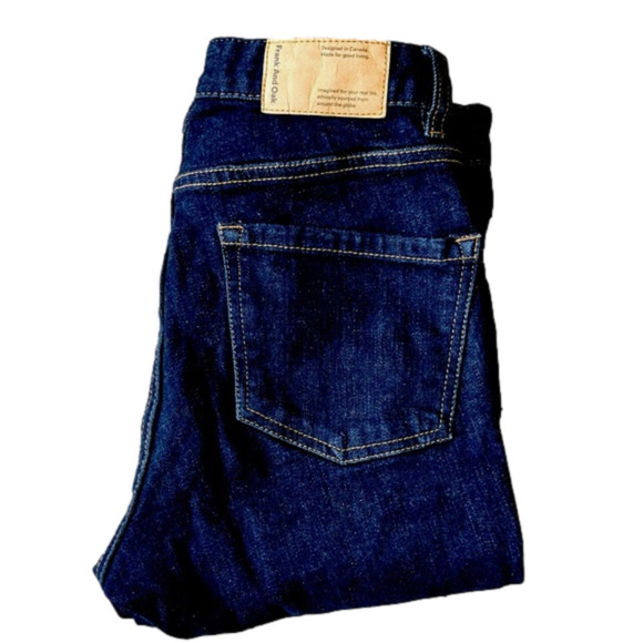 Frank & Oak Dark Blue Skinny Jeans - Picture 3 of 8